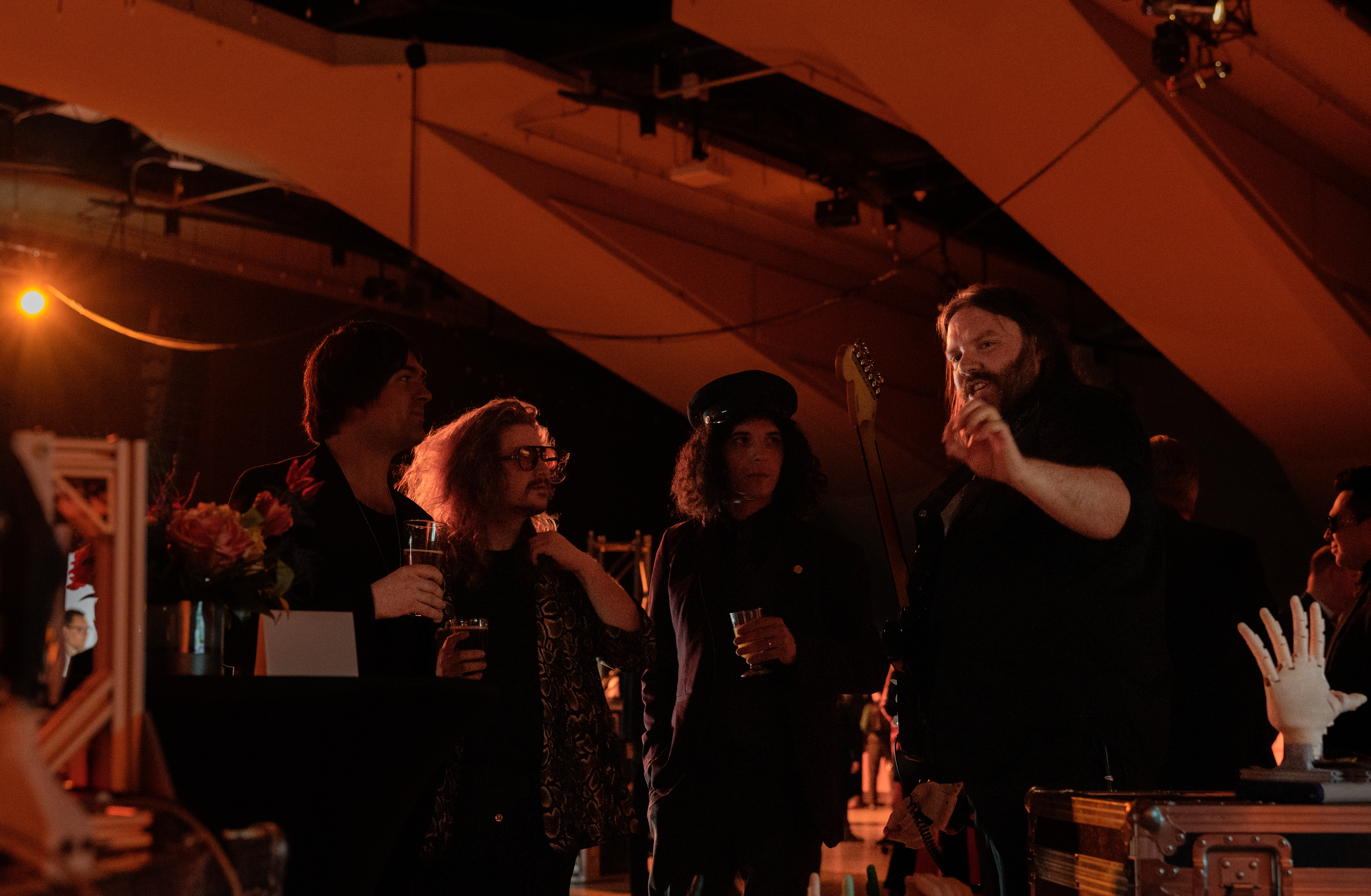 Talking about robots with the band Harm and Ease